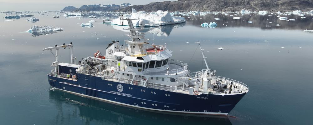 Bild av forskningsfartyget Skagerak