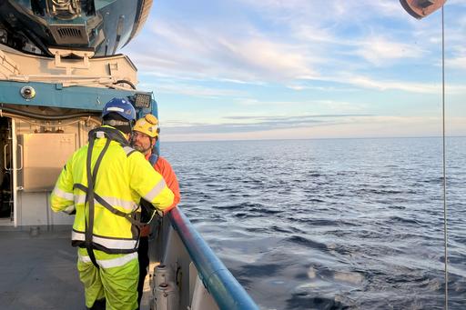 Picture taken onboard a voyage showing the PI